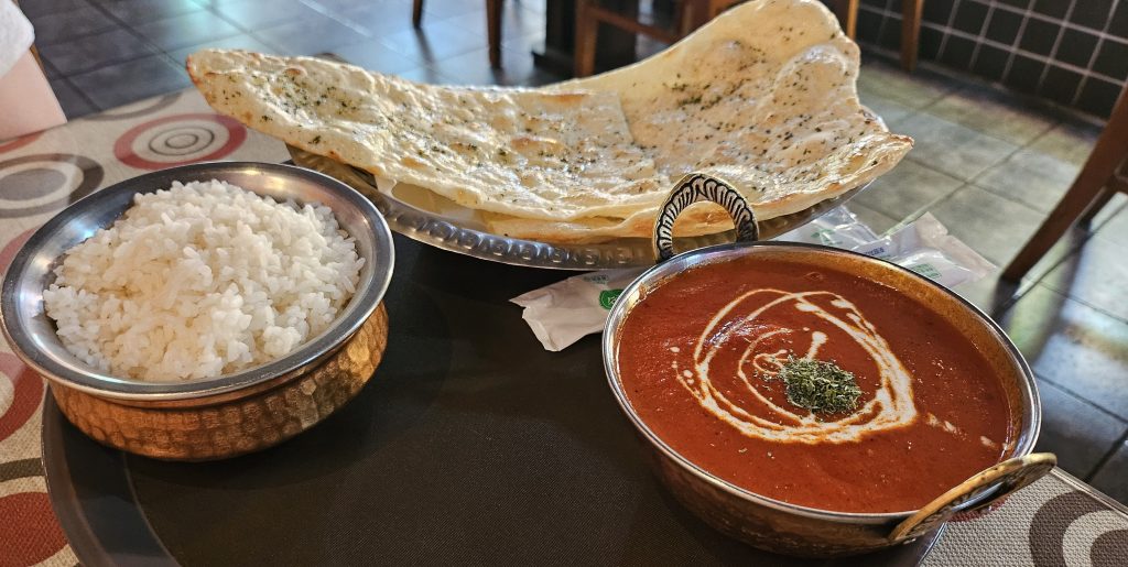 rice, Nan and curry